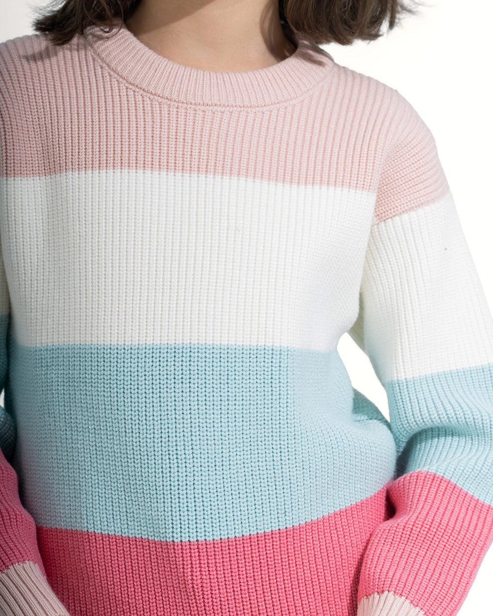 Pastel Stripe Knit Sweater