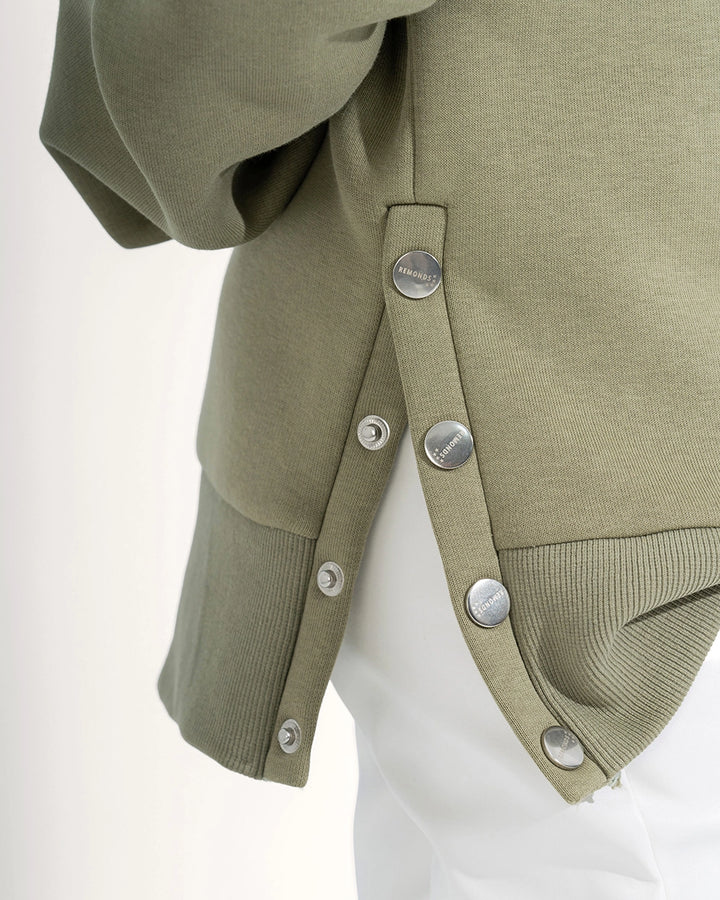 Oversized Split Hem Sweatshirt