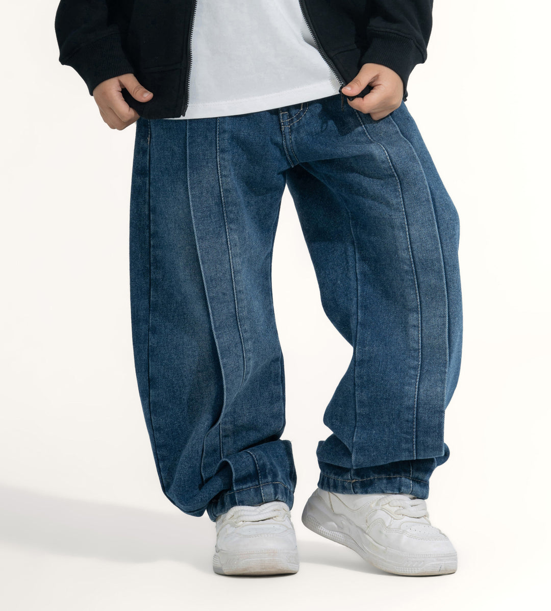 Kids' Seamed Baggy Jeans