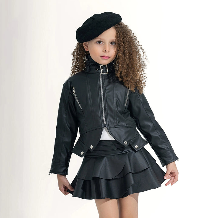 Moto Style Zip Detail Jacket