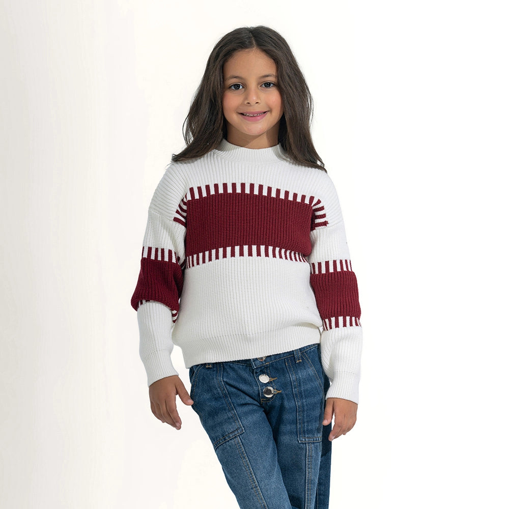 Color Blocked Pullover