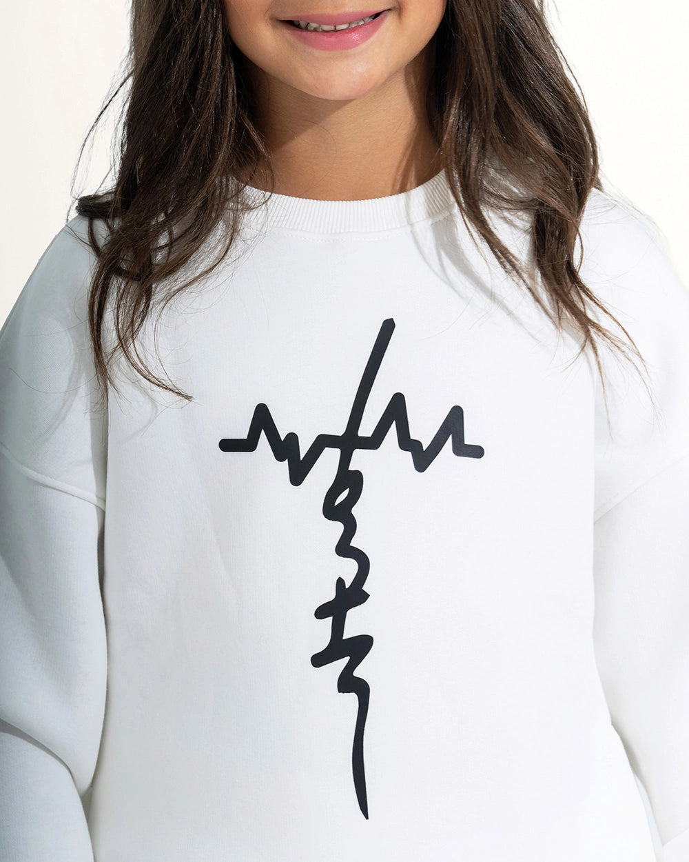 Oversized Split Hem Sweatshirt