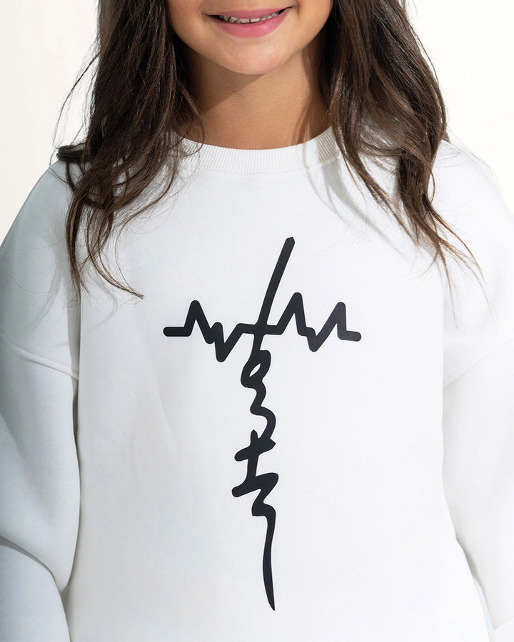 Oversized Split Hem Sweatshirt