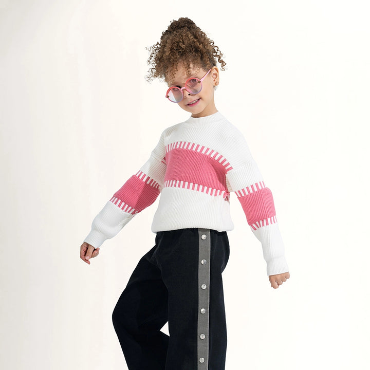 Color Blocked Pullover