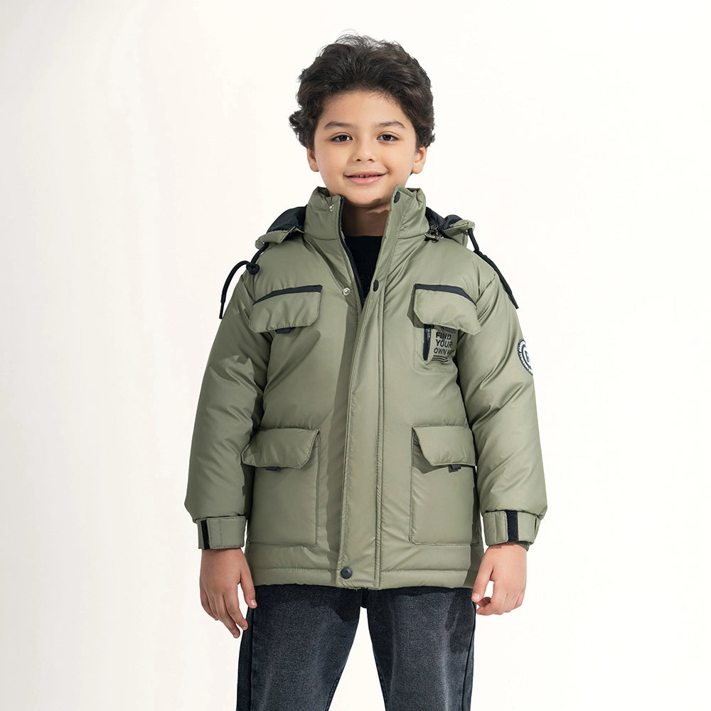 Utility Cargo Pocket Parka Jacket