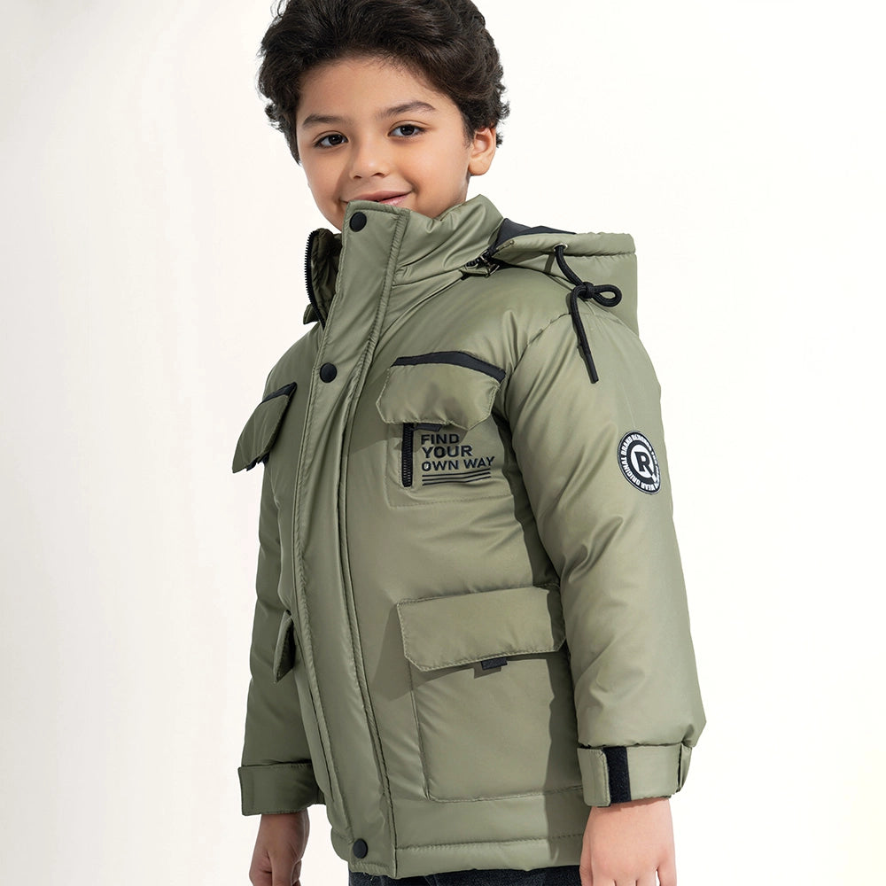 Utility Cargo Pocket Parka Jacket