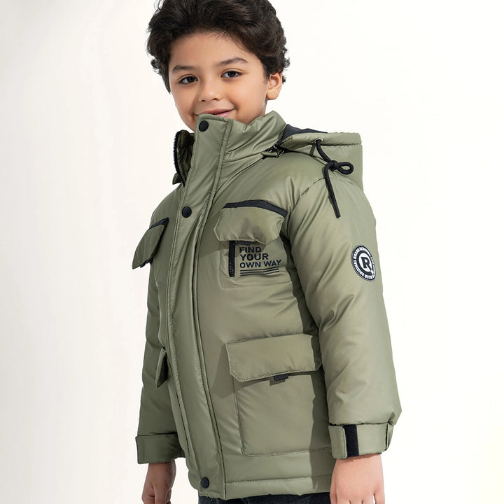 Utility Cargo Pocket Parka Jacket