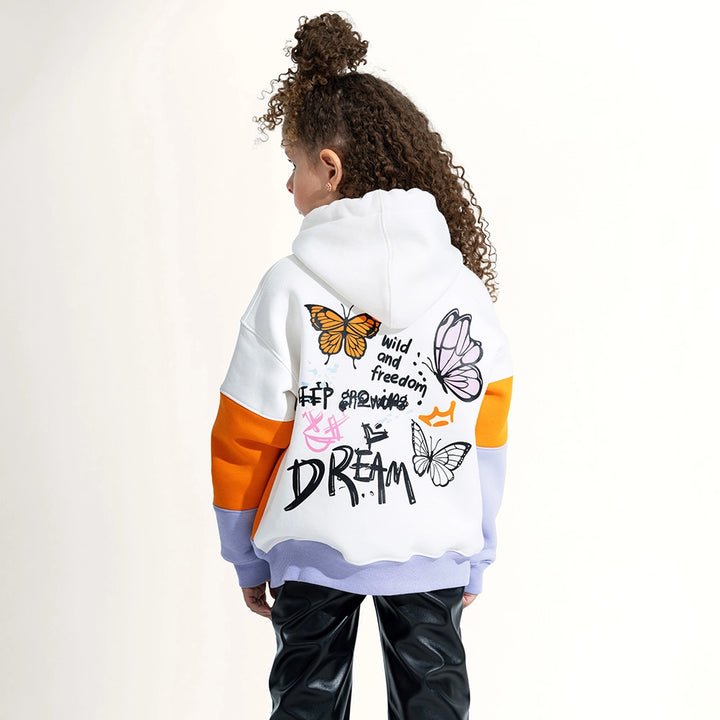 Three-Tone Color Block Hoodie