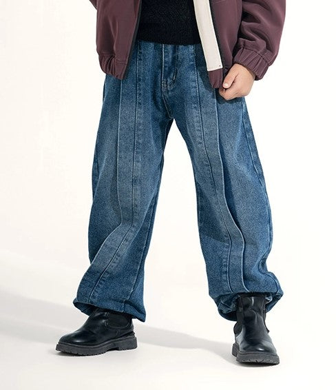 Kids' Seamed Baggy Jeans