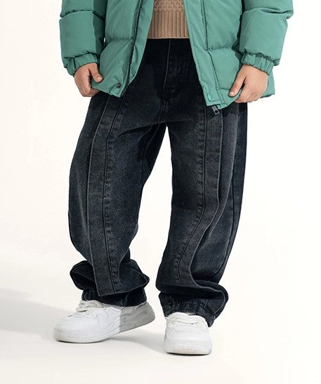 Kids' Seamed Baggy Jeans