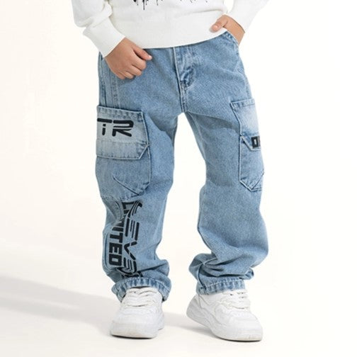 Original Script Cargo Jeans