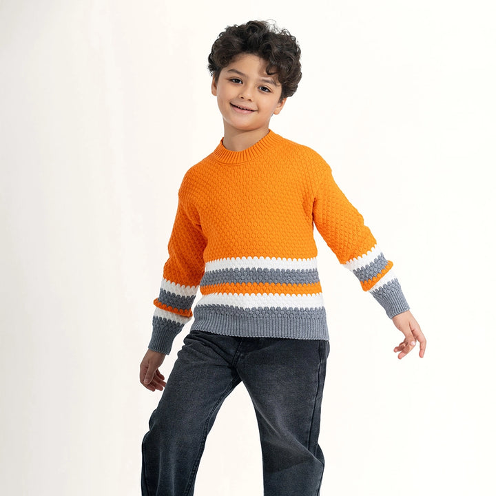 Nautical Block Stripe Pullover