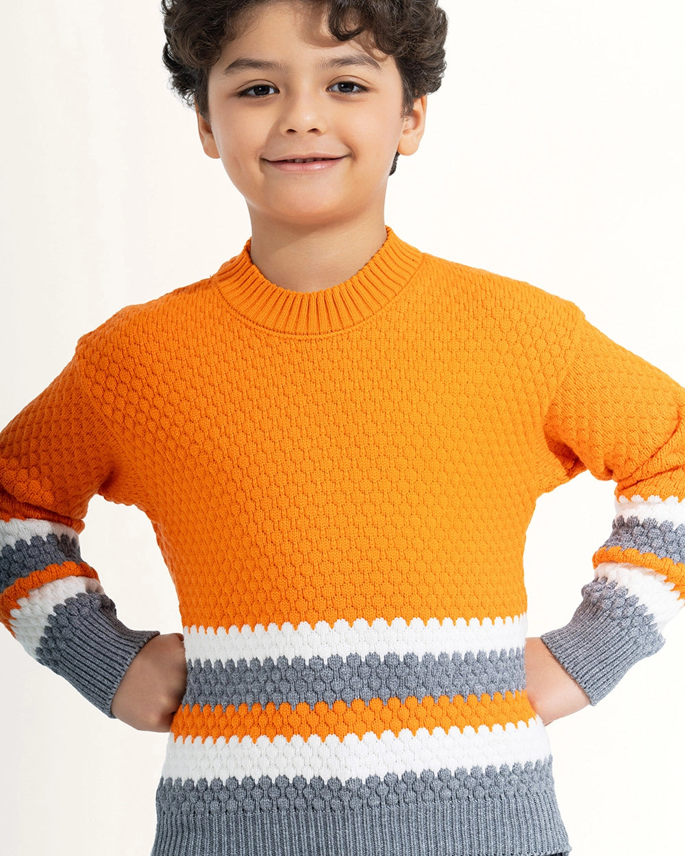 Nautical Block Stripe Pullover