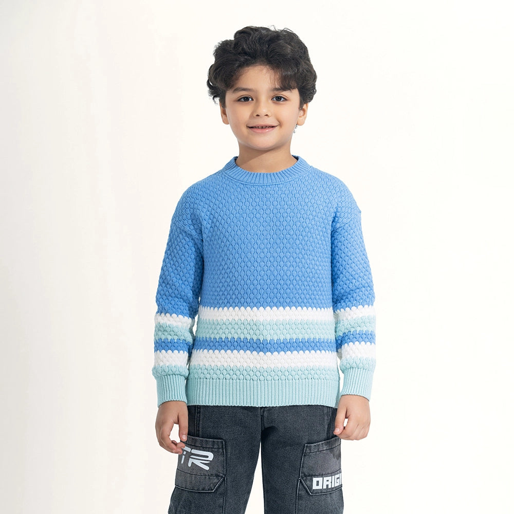 Nautical Block Stripe Pullover