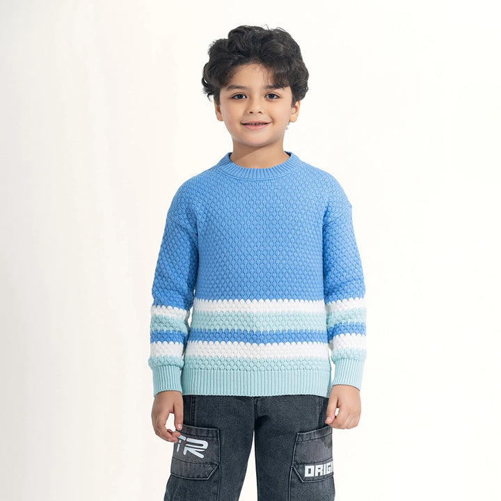 Nautical Block Stripe Pullover