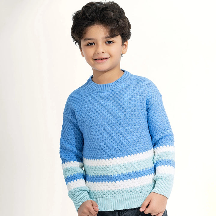 Nautical Block Stripe Pullover