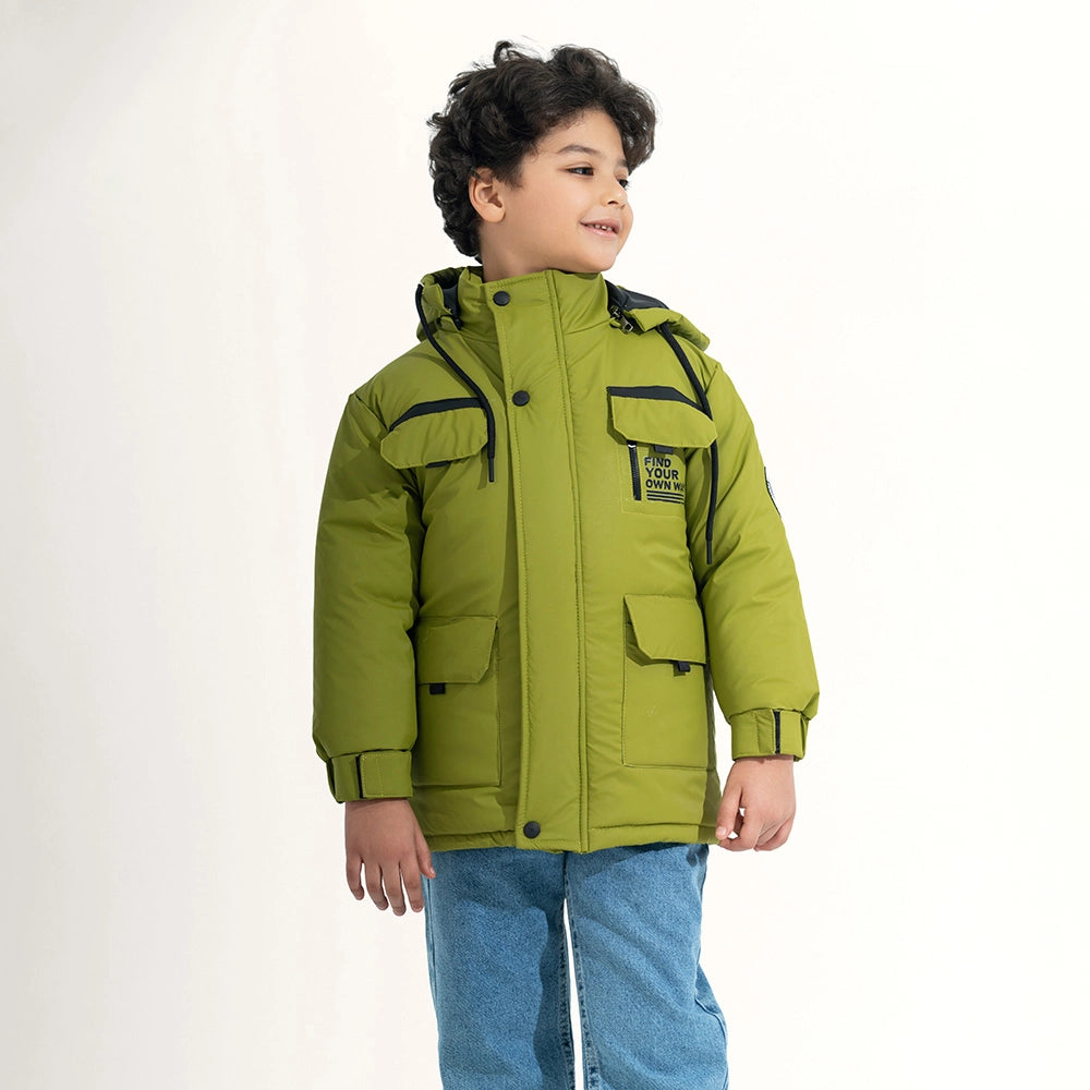 Utility Cargo Pocket Parka Jacket