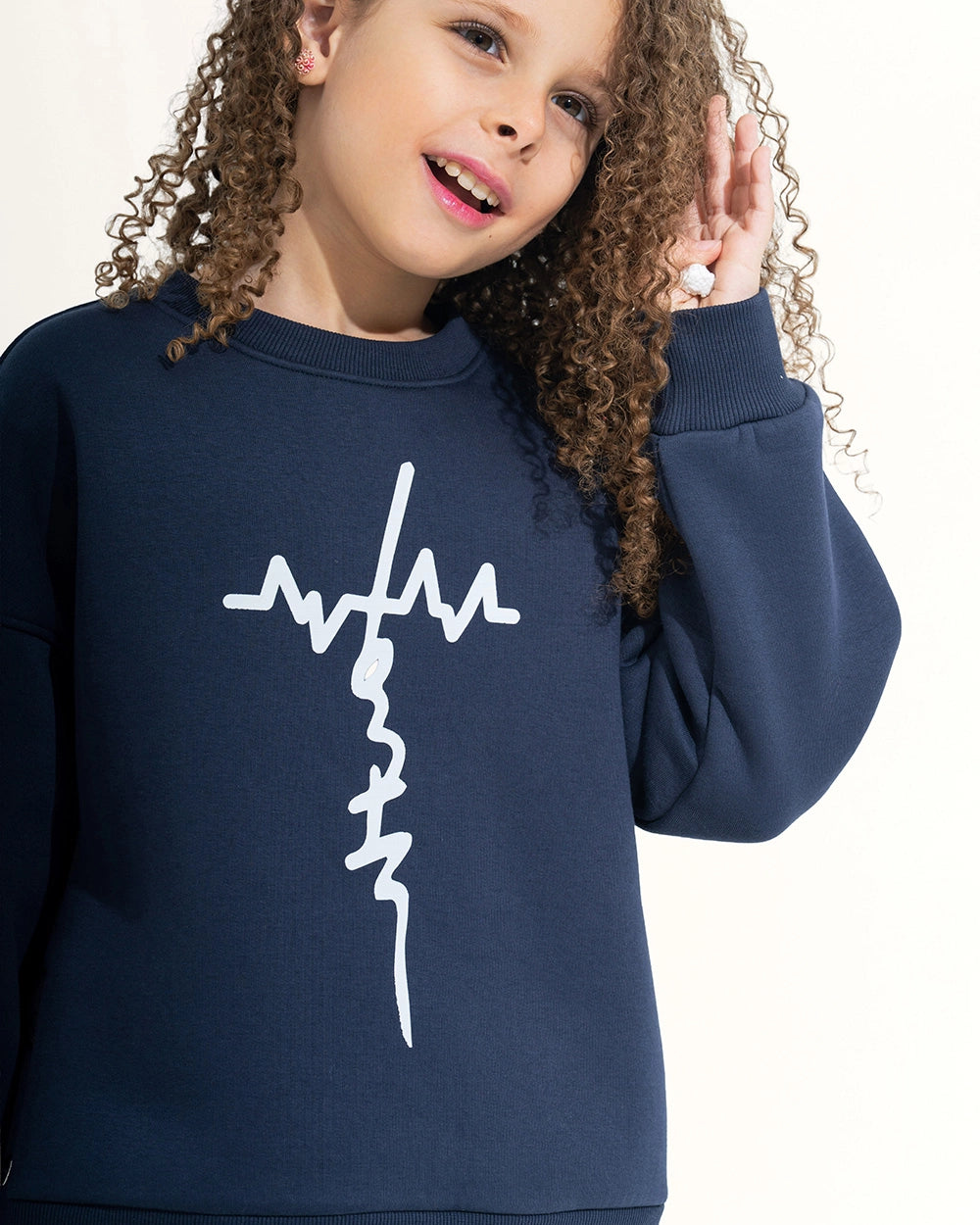 Oversized Split Hem Sweatshirt