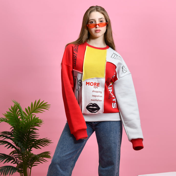 Color-Block Mosaic Sw Shirt