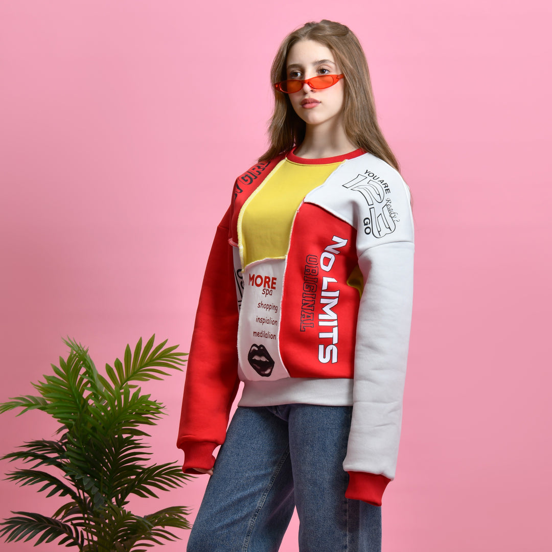 Color-Block Mosaic Sw Shirt