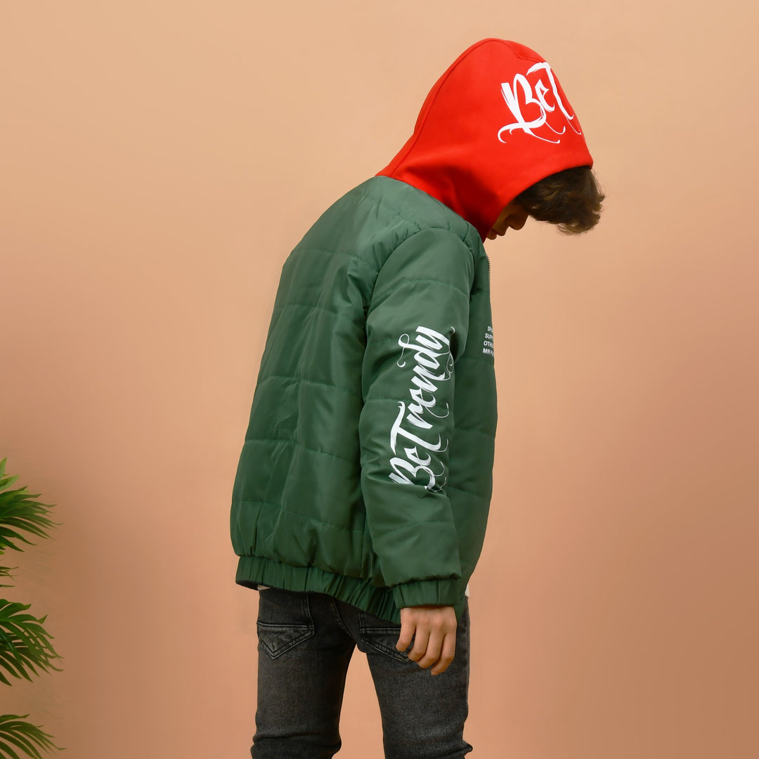 Twin-Look Hoodie Jacket