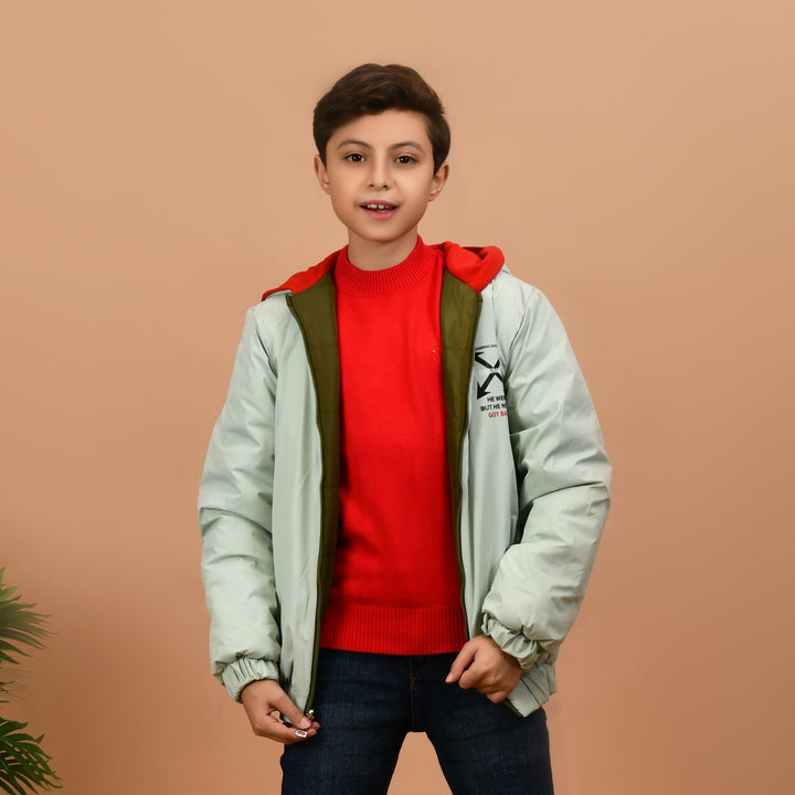 Twin-Look Hoodie Jacket