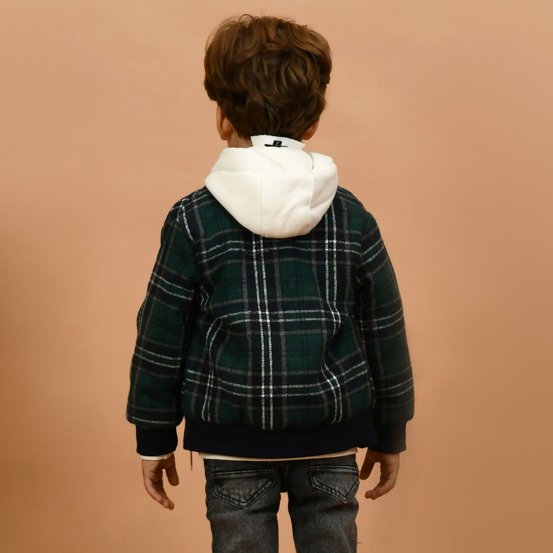 Classic Plaid Quilted Jacket