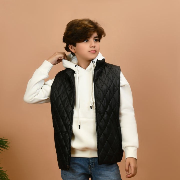 Diamond Quilted Puffer Vest