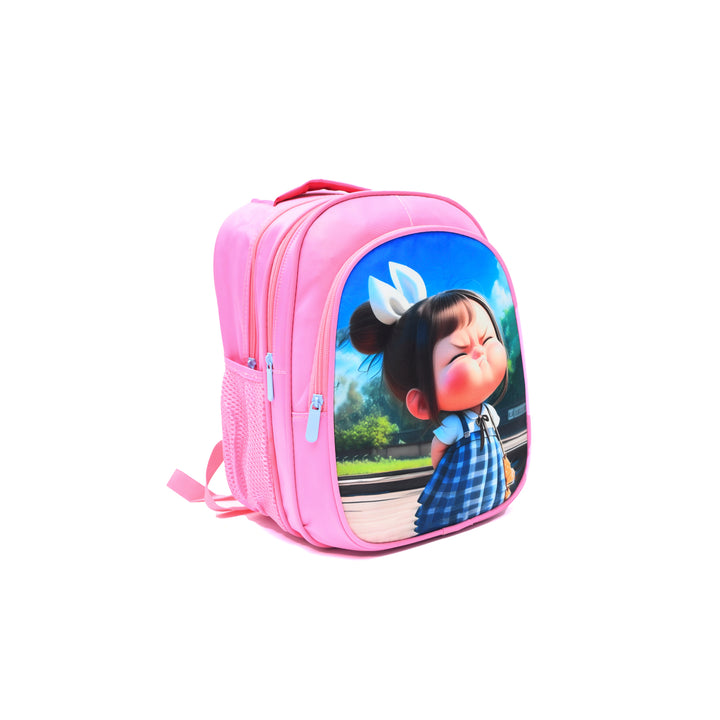 Angry Girl Kids Backpack