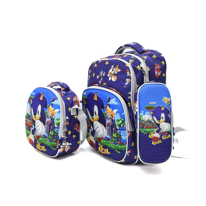 Sonic 3PCS Backpack