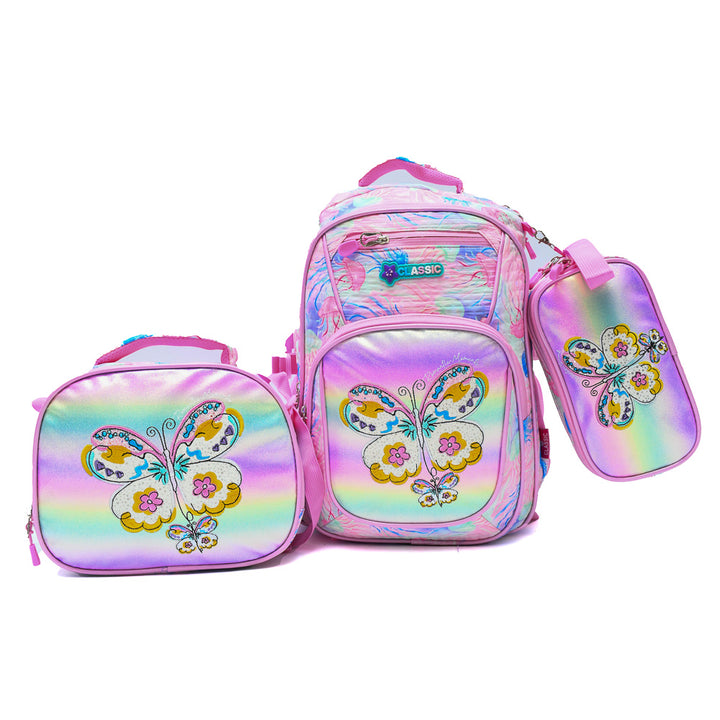 Set Butterfly 3PCS Backpack