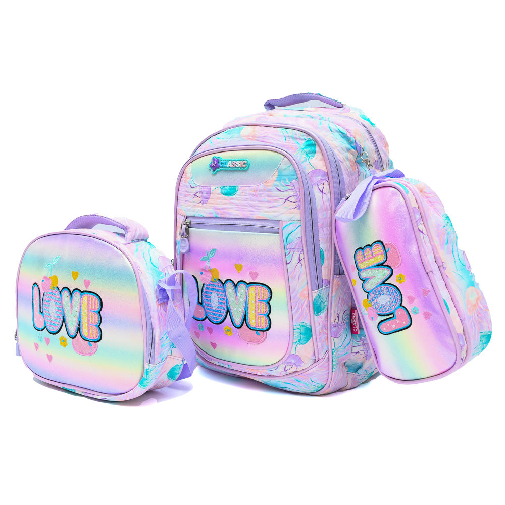 Set Love 3PCS Backpack
