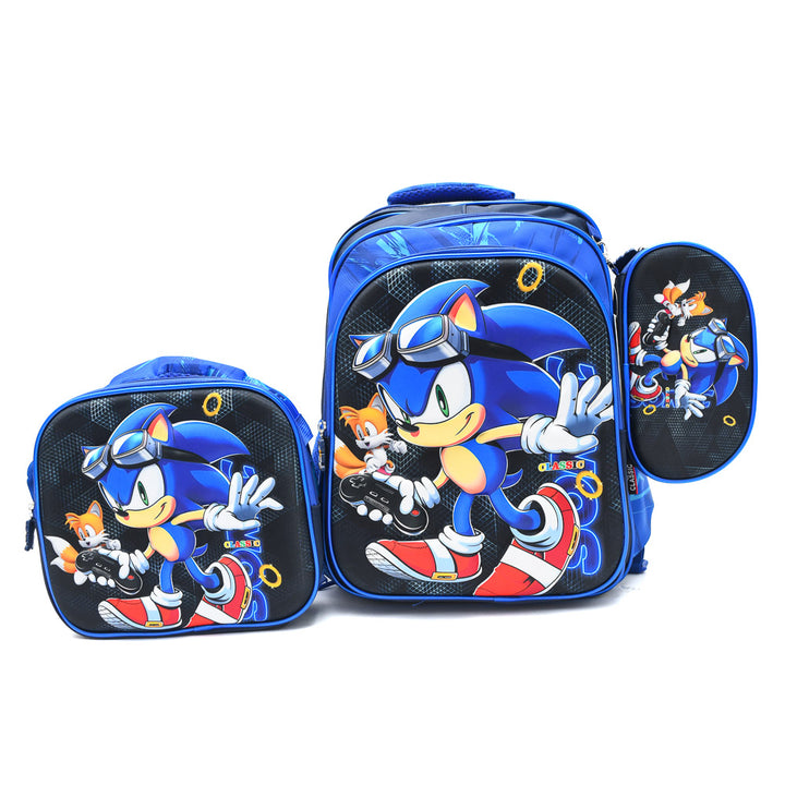 Sonic 3PCS Backpack