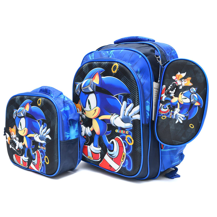 Sonic 3PCS Backpack