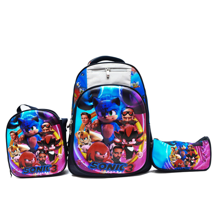 Sonic Adventure 3PCS Backpack