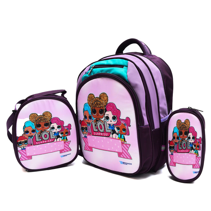Set Lol Surprise  3PCS Backpack