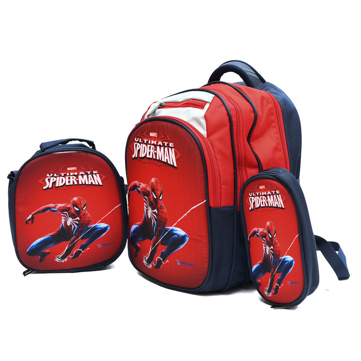 Set Spider-Man 3PCS Backpack