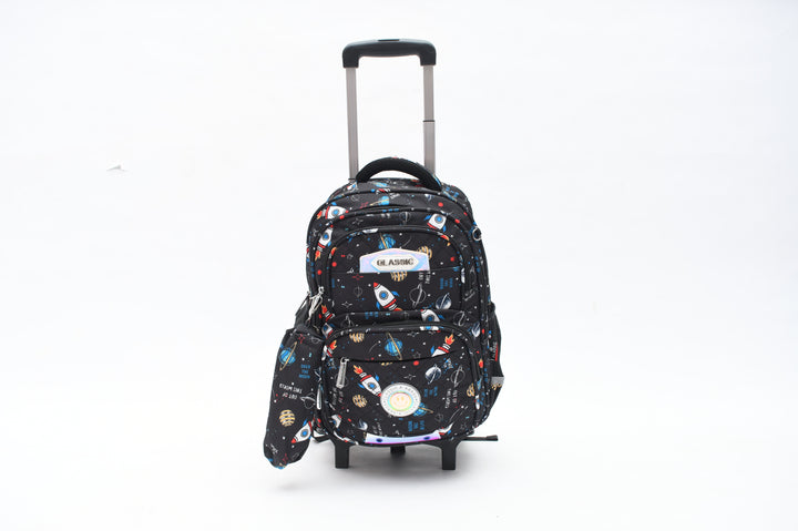 Planets Trolley Bag With A Pencil Case