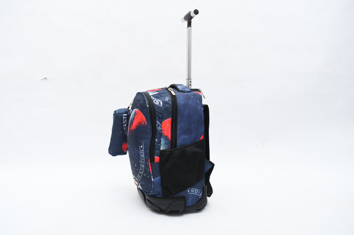Fantastic Galaxy Trolley Bag With A Pencil Case