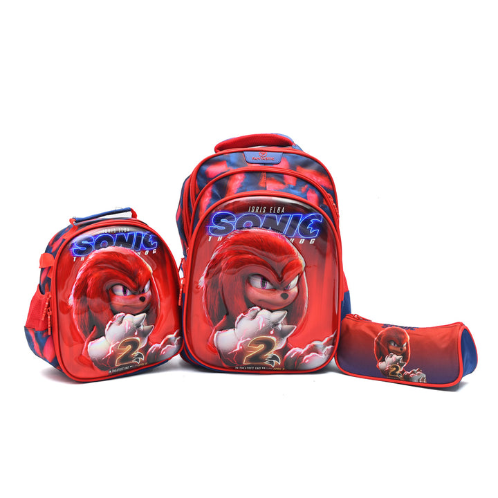 Sonic 3PCS Backpack
