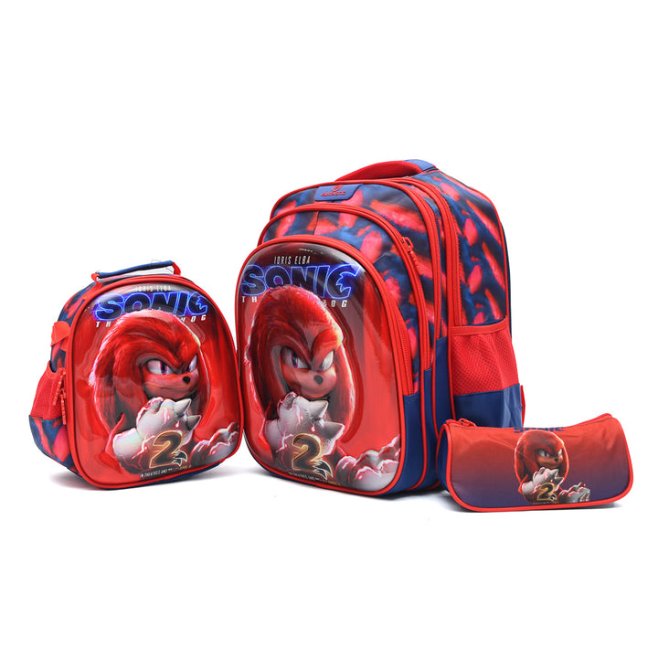 Sonic 3PCS Backpack