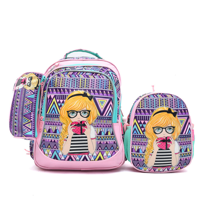 Set Funky Girl Vibes 3PCS Backpack