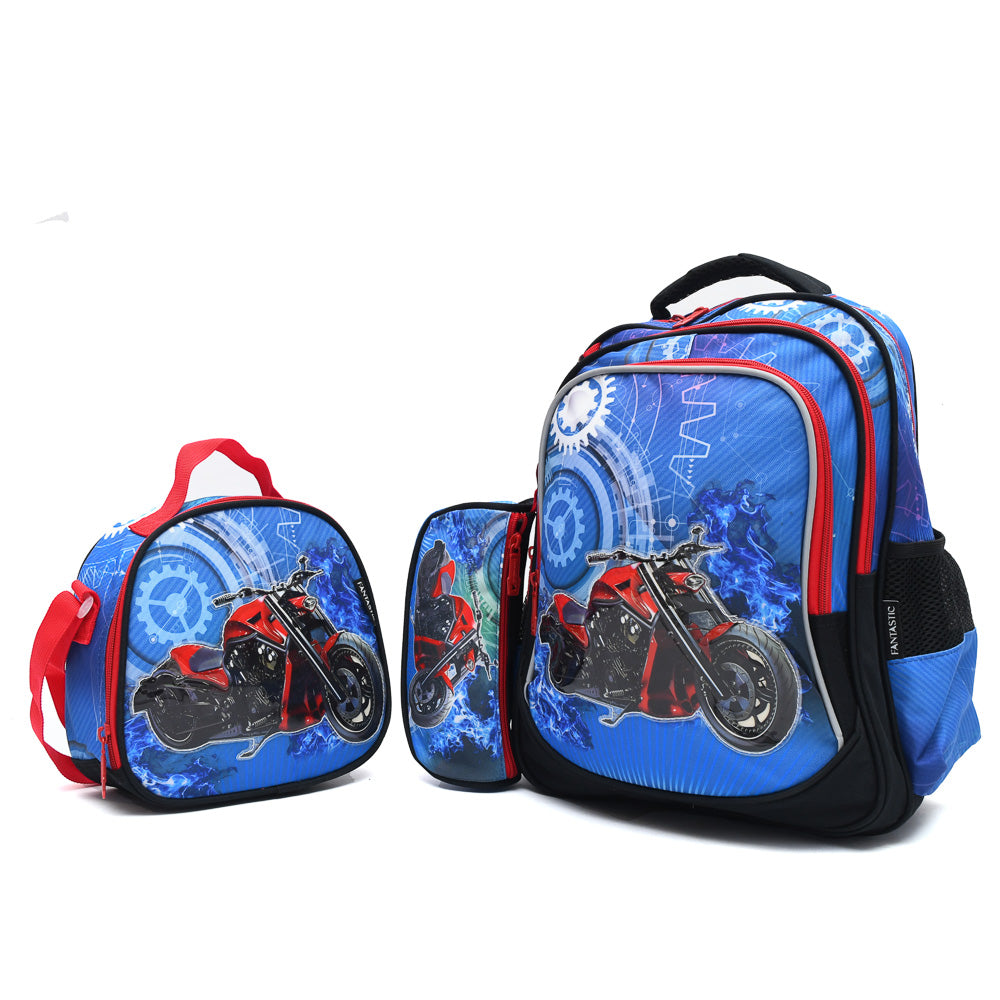 Set Moto Racer 3PCS Backpack