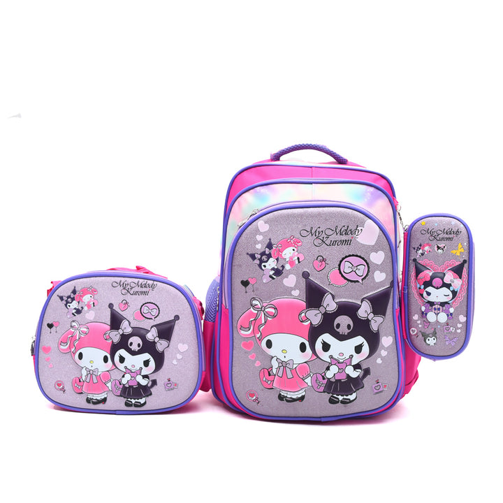 Set My Melody & Kuromi 3PCS Backpack