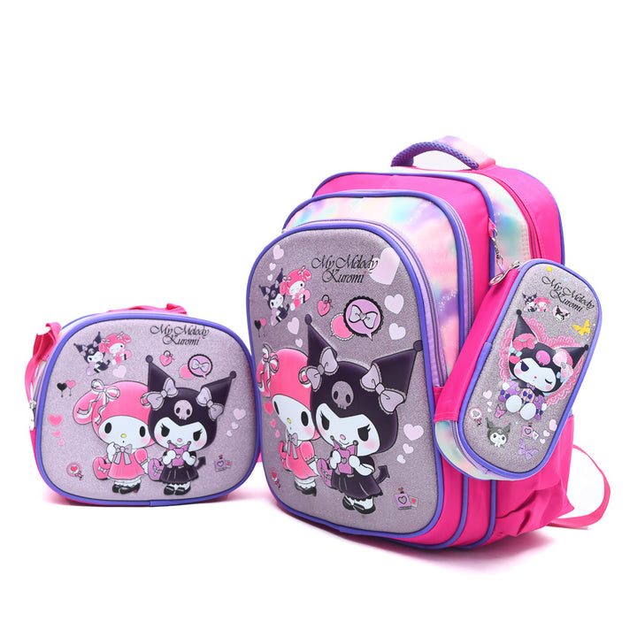Set My Melody & Kuromi 3PCS Backpack