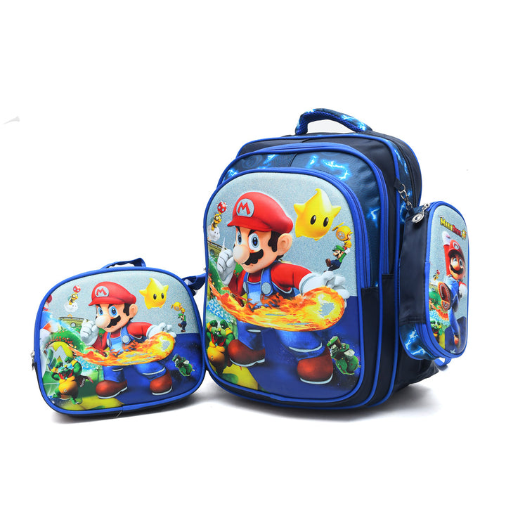 Set Mario Bros  3PCS Backpack
