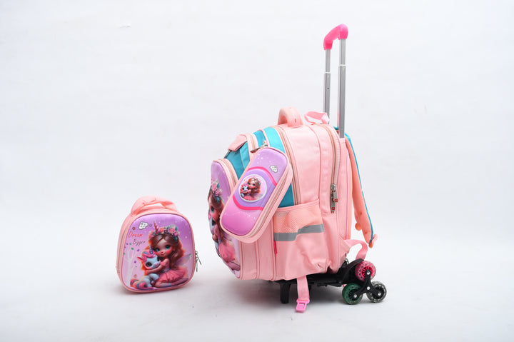 Cute Unicorn Trolley Bag 3PCS