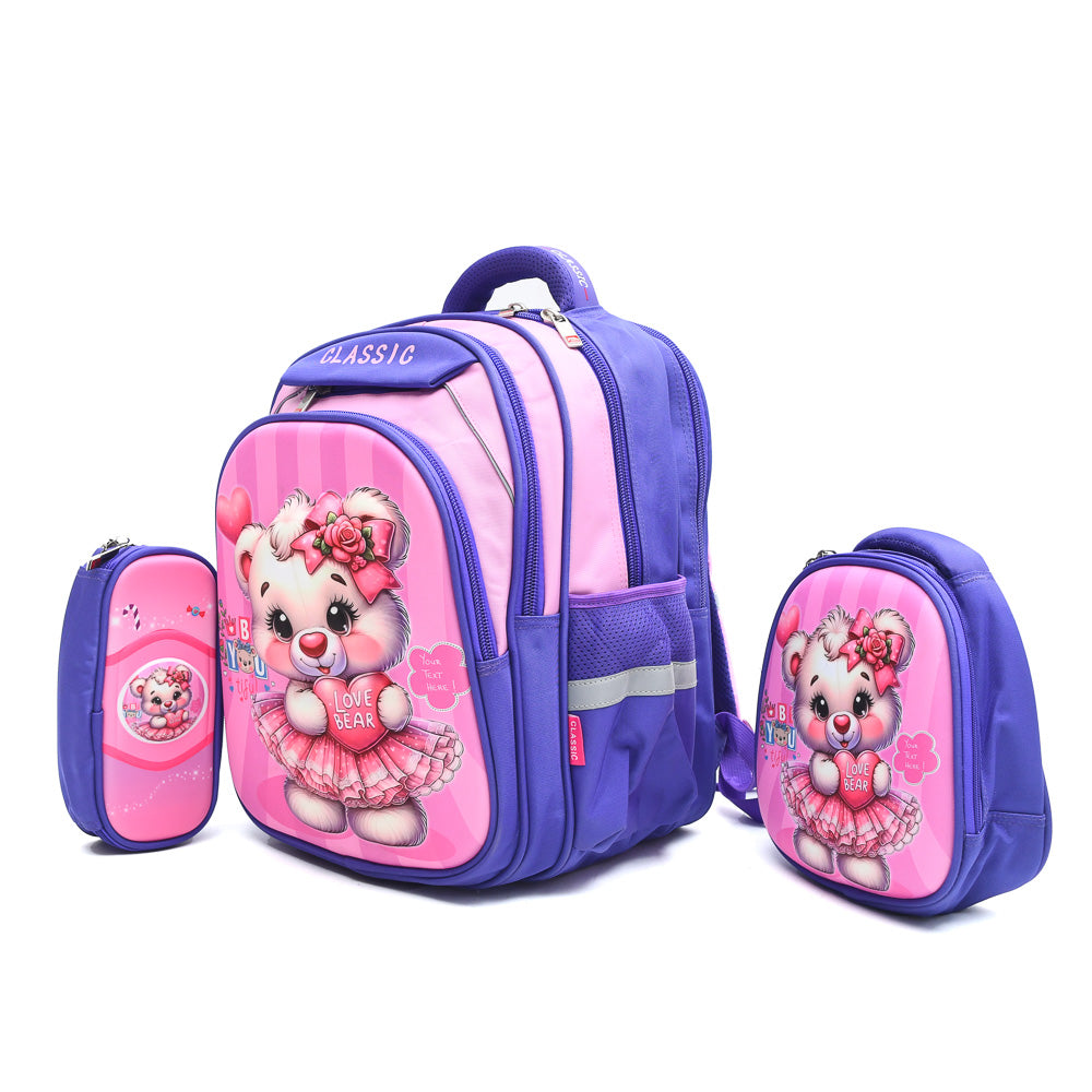 Set Love Bear 3PCS Backpack