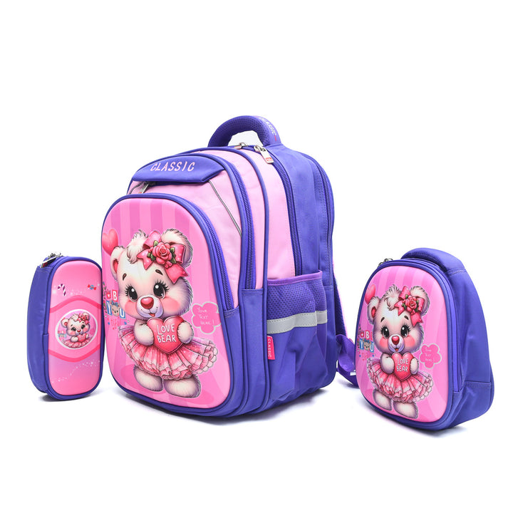Set Love Bear 3PCS Backpack