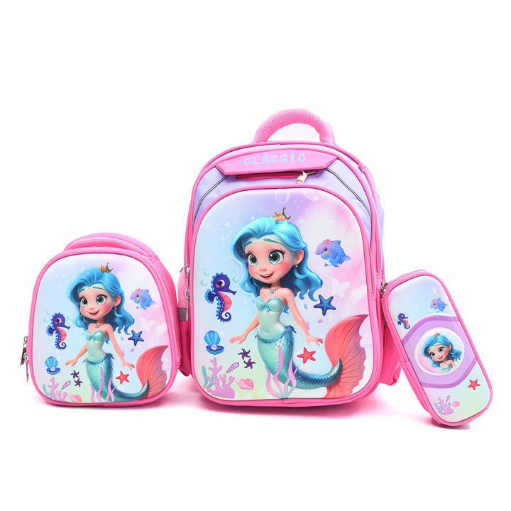 Set Mermaid Crown 3PCS Backpack